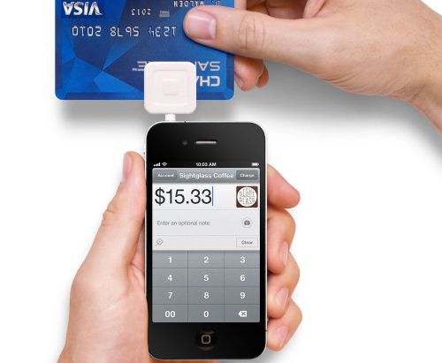 White Square Credit Card Reader A-PKG-0157 for Apple and Android