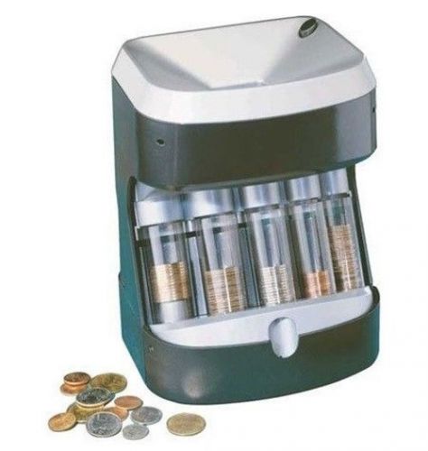 Motorized coin sorter hopper change paper tubes counter bank stacks wrappers for sale