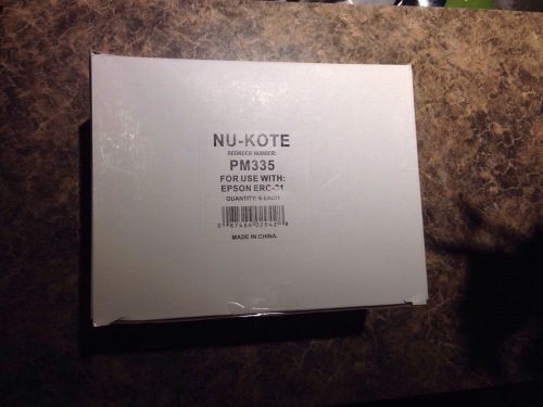 &#034;6&#034; Nukote, Epson ERC-31, Purple Matrix Inked Nylon