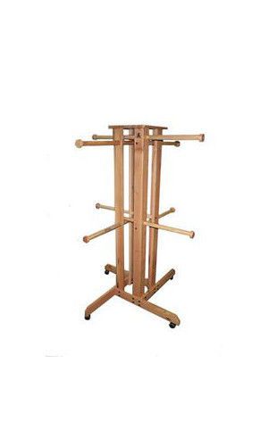 USA-Made Ecowood Reclaimed Wood 8 Way (Tall Version) Clothing Rack - Bay Area