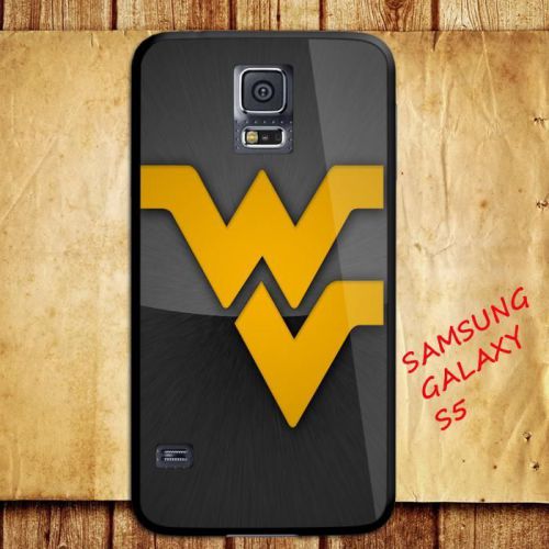iPhone and Samsung Galaxy - Yellow West Virginia Mountaineers Logo - Case