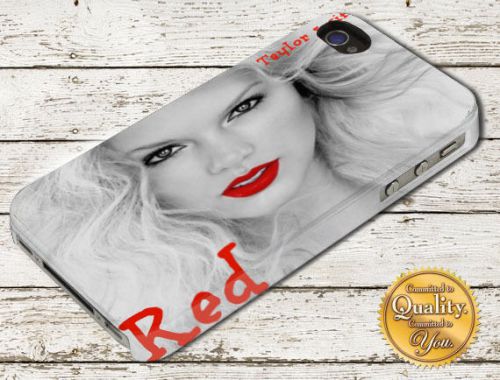 Taylor Swift Red Quote Album iPhone 4/5/6 Samsung Galaxy A106 Case