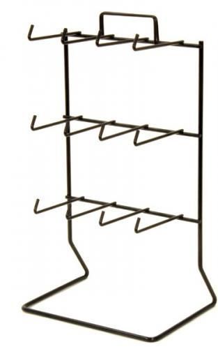 12-Peg Counter Rack (Black) Case Pack 10