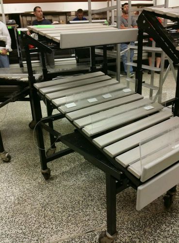 Cantilever bread retail carts adjustable - flat or slanted