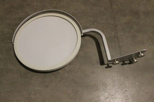 Round magnetic section sign holder for gondola - set of 5 - silver - used for sale