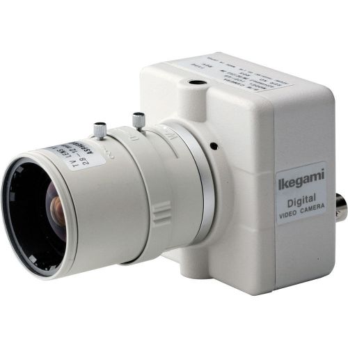 Ikegami KIT-49 PRO Super-Cube DSP Monochrome Camera CCTV Ultra Low Light w Lens