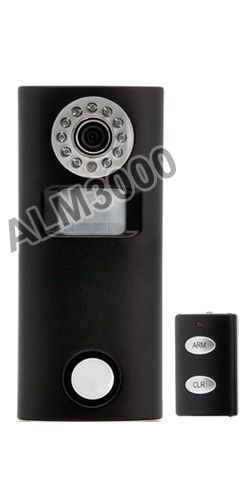 Night vision motion alarm camera w/ solar panel + dvr recording + 130db siren for sale