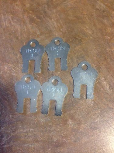 5 New Replacement Trion Scanlock Keys