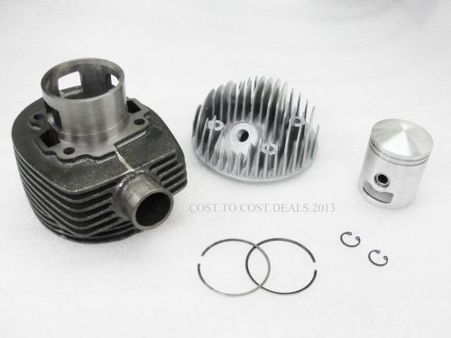 VESPA CYLINDER BARREL PISTON HEAD COMPLETE KIT 150CC BAJAJ 3 PORT VBA VBB SPRINT