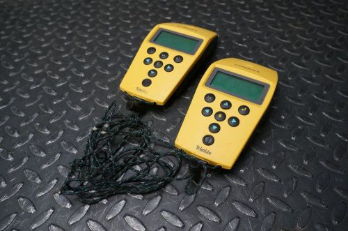 Set of Two (2) Trimble GeoExplorer II 17319-42 Handheld GPS Units