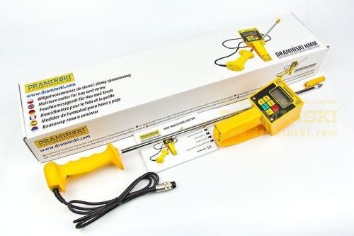 DRAMINSKI HMM Hay Moisture Meter Tester w/ Probe Digital LCD Display Durable