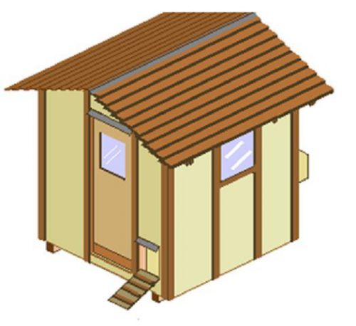 Chicken coop plan &amp; material list, The mansion