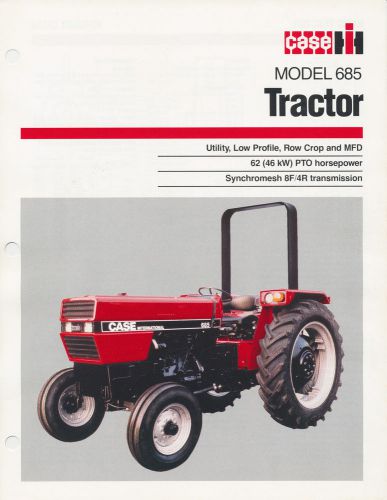 CASE IH 685 TRACTOR BROCHURE