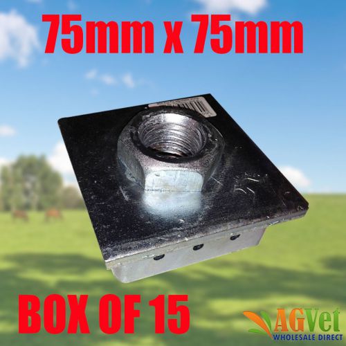 M30 Ezy Fix Adjustable Stump Plate 75mmX75mm (ASP30x75EF-B15)