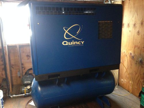 Quincy 25hp qgb-25 rotary screw compressor for sale