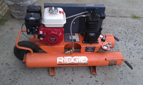 Ridgid 9 gallon portable gas air compressor for sale