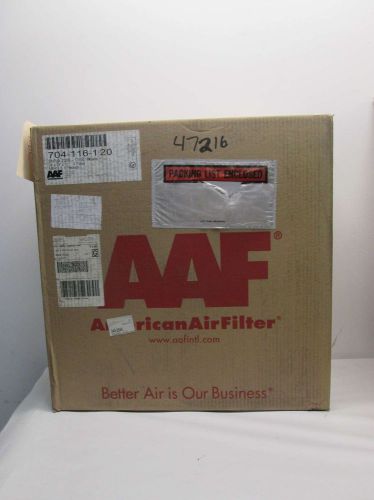 New aaf 704-116-120 dripak 2000 set of 4 24x24x12in air filter element d400991 for sale