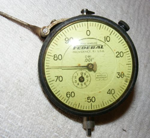 FEDERAL FULL JEWELED GAUGE - D8I .001&#034; - MIRACLE MOVEMENT