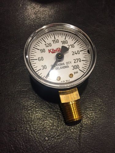 NEW  KIMRAY model: 1641  300 psi Pressure gauge  1/4&#034; NPT LM  4207533 111.10 2&#034;