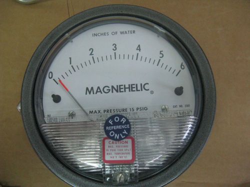 NEW !!! Dwyer Magnehelic Differential Pressure Gauge Model 2006 ( 0-6 ).WARRANTY