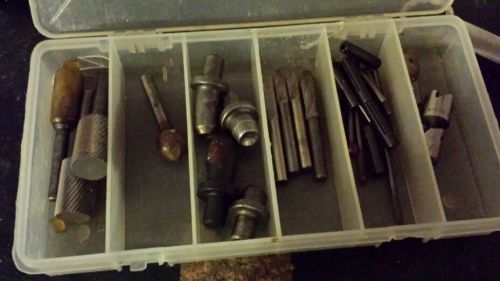 Die grinder bits, rivet sets, sheetmetal stuff