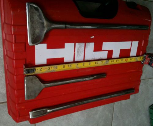Hilti 19 in. self-sharpening wide flat chisel spm 12/50 brand new, fast shipping for sale