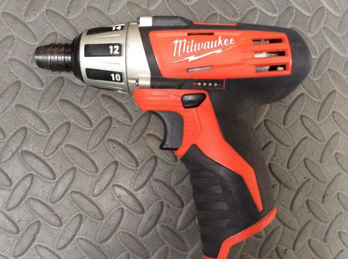 Milwaukee 12V Compact Driver, #2401-20 ,Bare Tool, Works excellent.