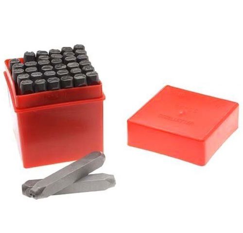 1/4&#034; - 36 pc 6MM Letter A-Z Number 0-9 Metal Stamp Die Hardened Steel Punch Set