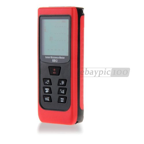 Handheld Laser Distance Meter Measurer Range Finder 0.05 to 60m High Quality