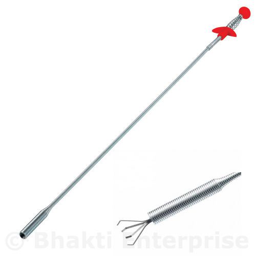 24&#034; / 2ft Long Reach Flexible Pick Up Claw Slim Narrow Bend Curve Grabber Tool