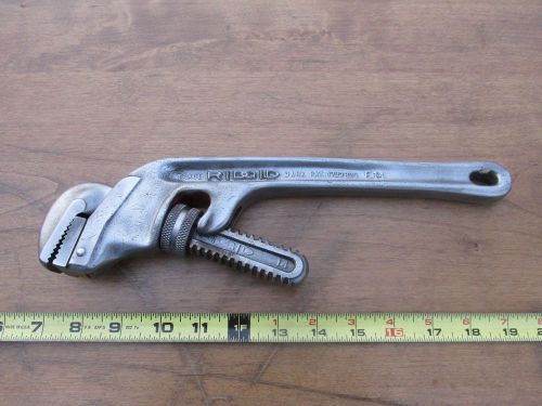 Ridgid e14 heavy duty end  pipe wrench alloy steel jaws elyria ohio usa for sale