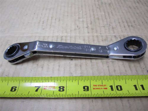 BLUE POINT RYA1618 US MADE 1/2&#034; x 9/16&#034; OFFSET RATCHETING BOX WRENCH LIST $21