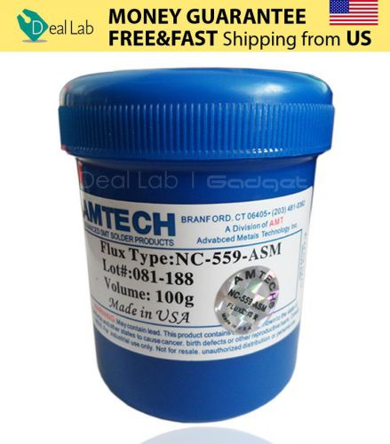 New 100g AMTECH NC-559-ASM Flux Paste Grease Advanced SMT Solder Products US