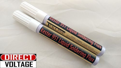 2 - Tekline Pen-Pak Genuine Kester 951 Soldering Flux No-Clean, Lead Free, 12ml