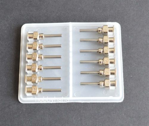 24pcs   1/2&#034;  13ga blunt stainless steel syringe needle tips for sale
