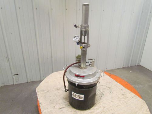 Pogo b 1.3:1 5 gallon air pneumatic fluid transfer pump w/gast motor agitator for sale