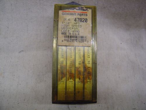 RIDGID 1&#034;-2&#034; NPT, LH, HIGH SPEED, UNIVERSAL, # 47820 DIE SET NEW (E-35