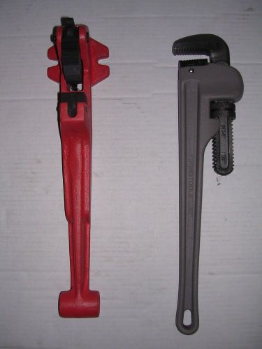 New foot wrench pipe wrench 1/2&#034;-1-1/4&#034; ridgid 300 700 141 161 pipe threader 811 for sale