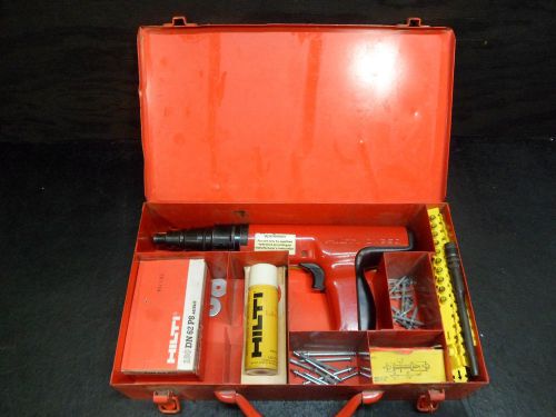 HILTI DX350 Kit with Extra Piston &amp; Misc.... Clean, Good Working Condition