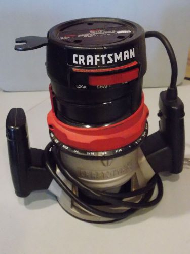 Craftsman Router Double Insulated 25000 RPM Model 315.175040 J237