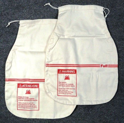 *PAIR* DUST BAGS FOR FLOOR SANDERS OLD DRAWSTRING STYLE Clarke 53728A, 50951A