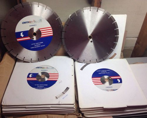 AMERICUT 14&#034; High Speed Diamond Blade Lot Of 20, Concrete, Stone. Masonry Cut