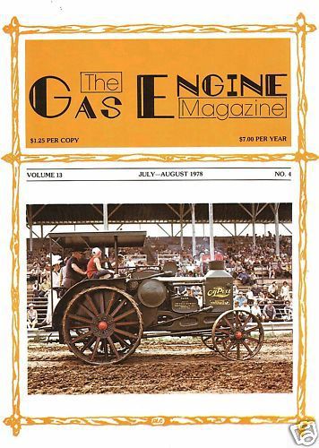 OTTAWA Drag Saw, Ohio Tractor Data, 1978 Gas Engine Mag