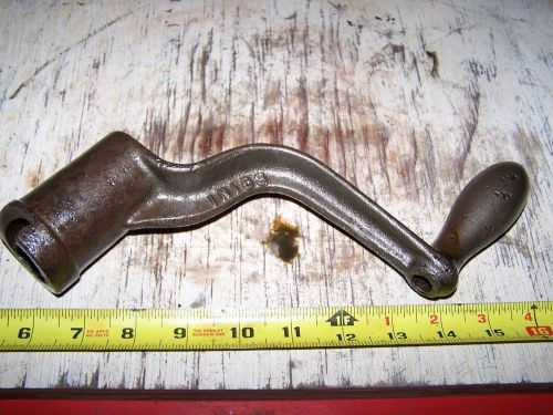 Old fuller johnson1 1/2hp n hit miss gas engine starting crank cast iron magneto for sale
