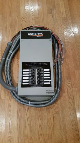 GENERAC EZ Automatic Transfer Switch 100 Amp 12 Circuit Load Center  AS-IS