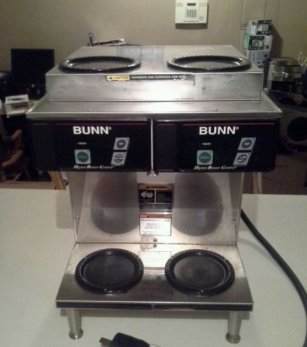 4 burner bunn digital coffee brewer 110/240
