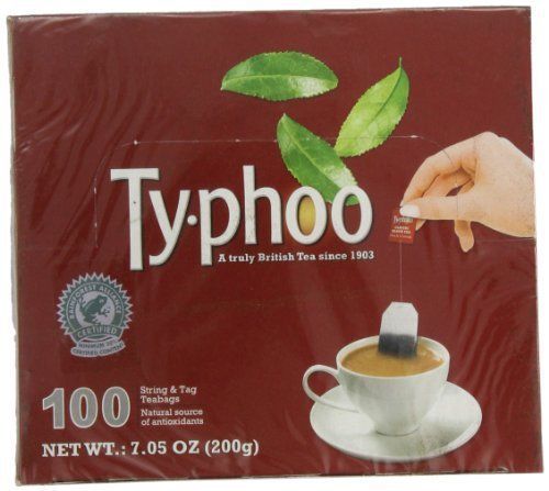 NEW Typhoo British Tea  100 String and Tag Tea Bags