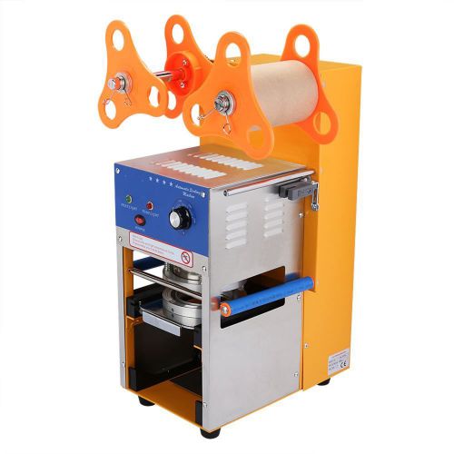 Cup sealing machine smooth edge 110v/220v for boba tea carefully crafted great for sale