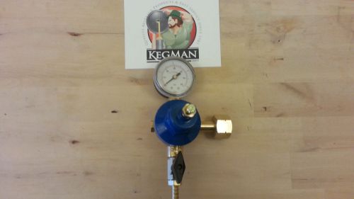 Primary gas single gauge co2 beer regulator, for sale