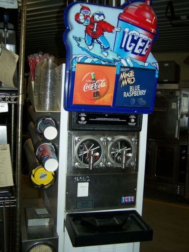 Cornelius double icee dispenser, cup dispenser, lid / straw holder model: fcb v4 for sale
